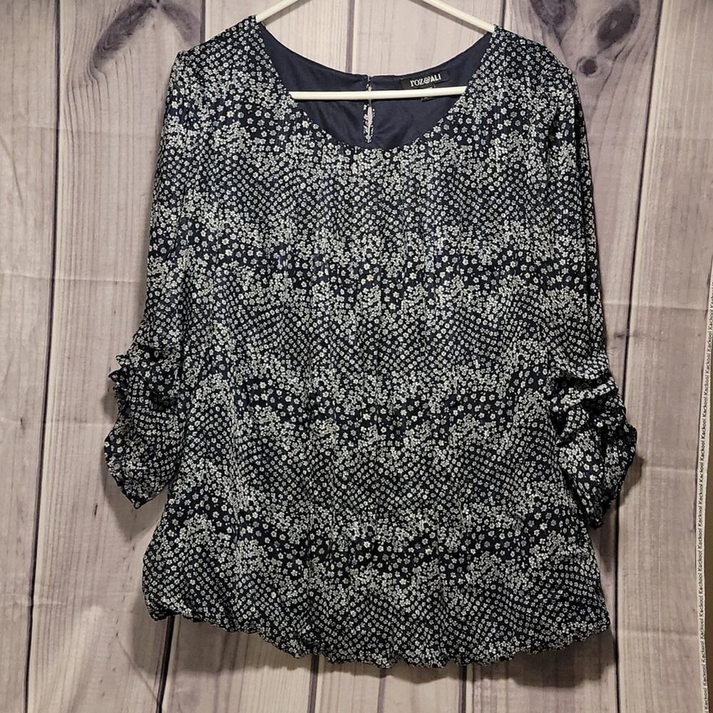 Roz & Ali floral tunic 1X